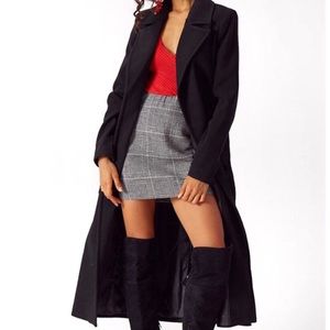 Marvin Richards 100% Cashmere Black Coat Size 12P